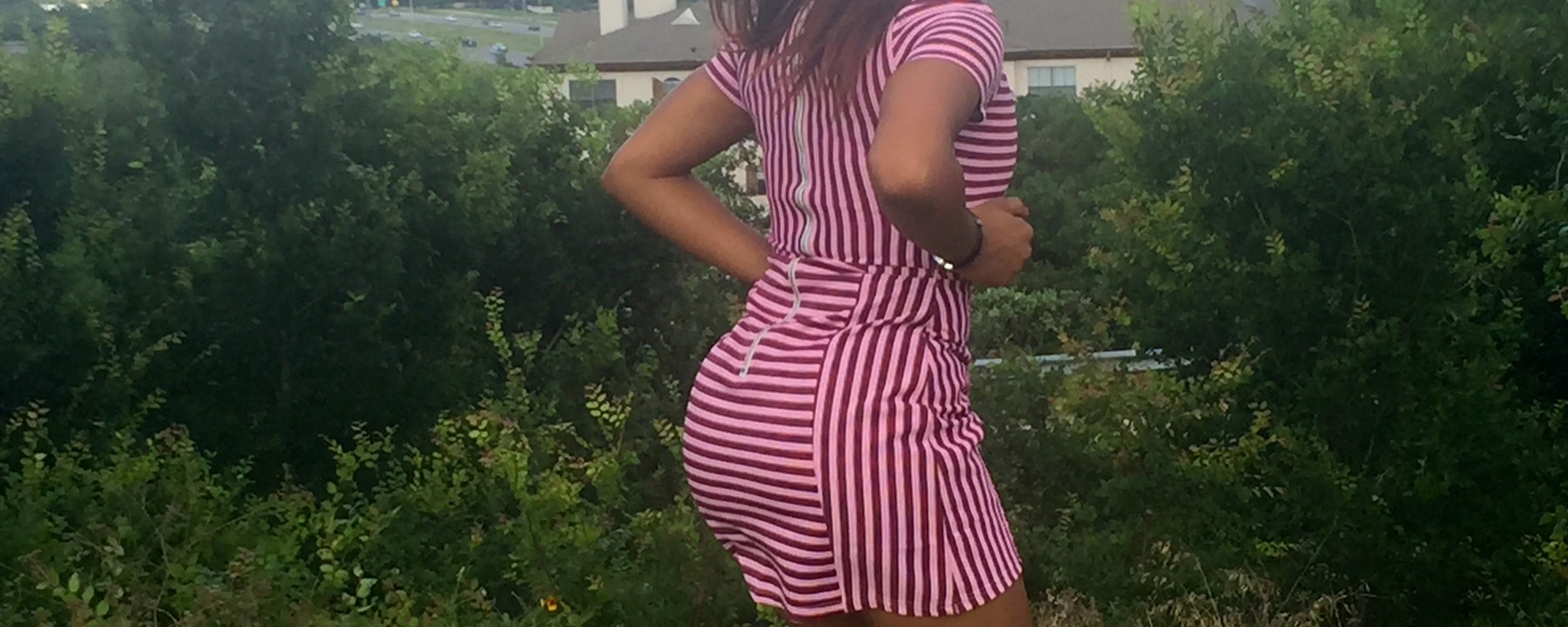 striped mini dress blue labels boutique