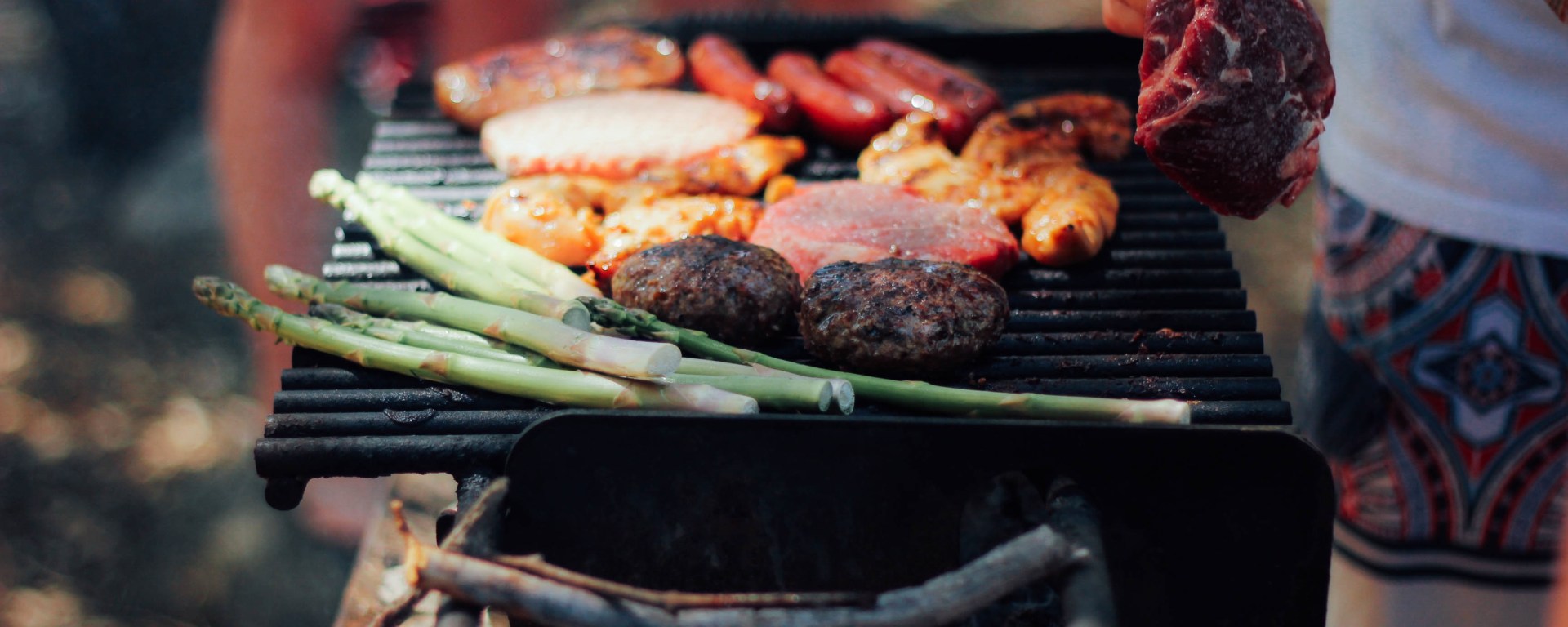 pic of food cooking on grill