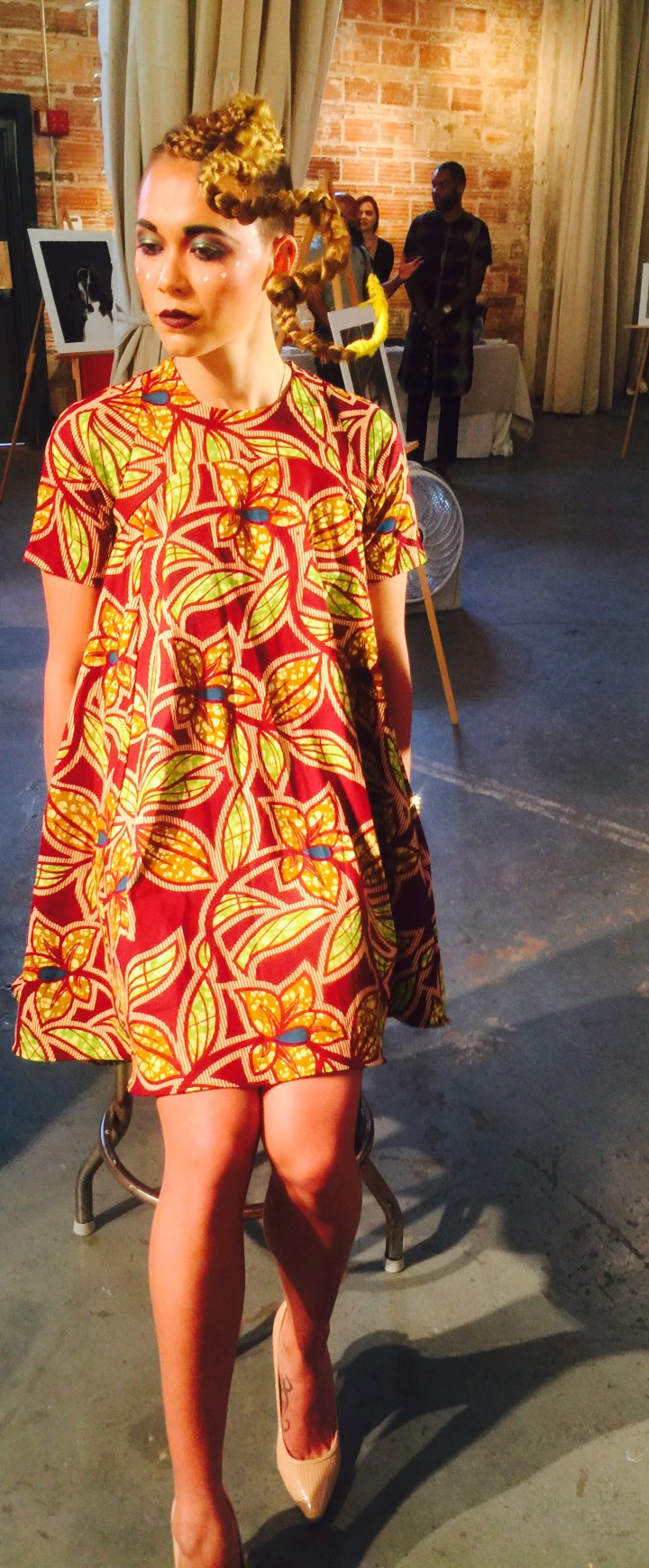 model wearing at Irun Kiko: The Art Of Hair