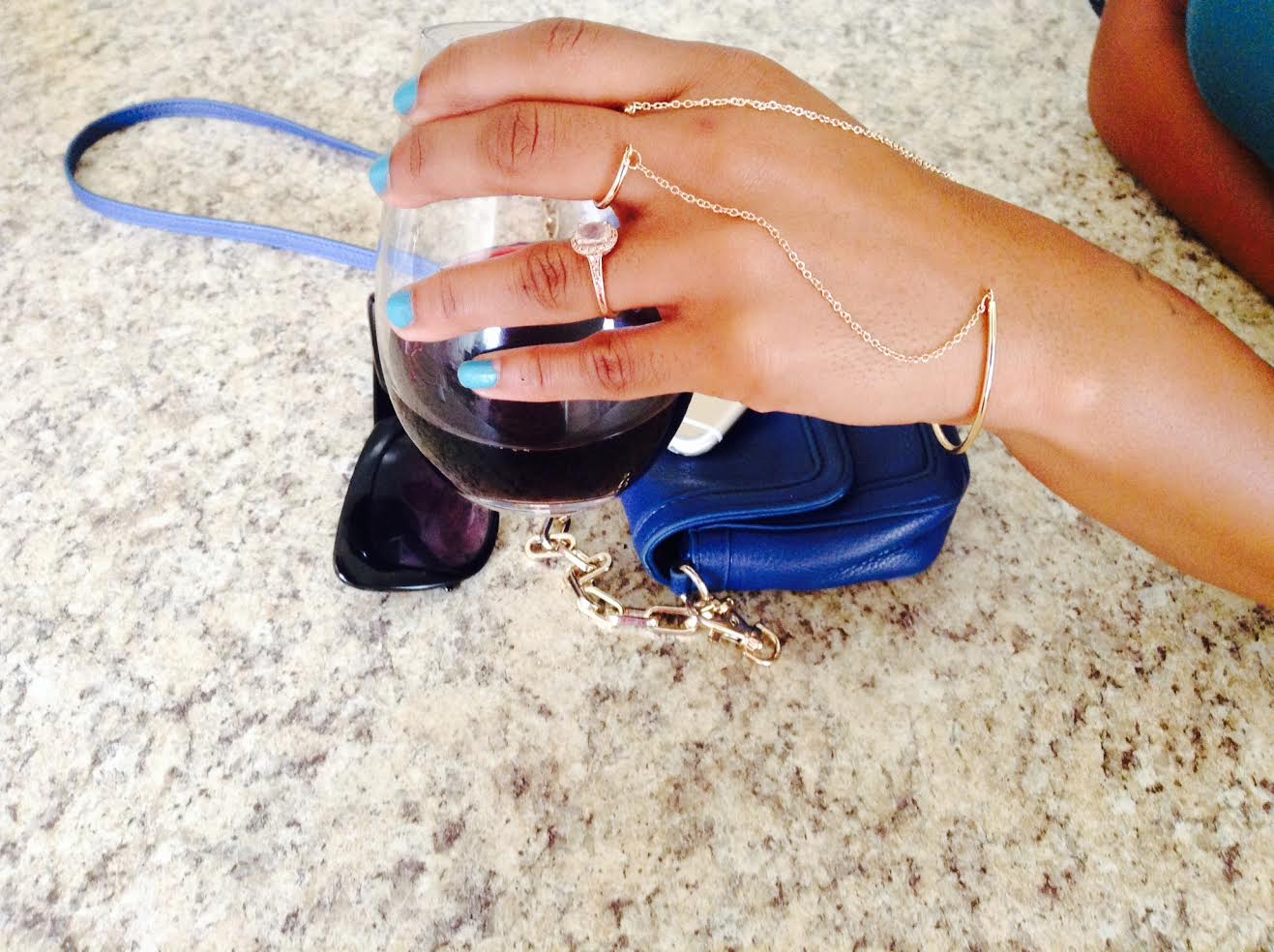 gold ring and bracelet accessory blue labels boutique