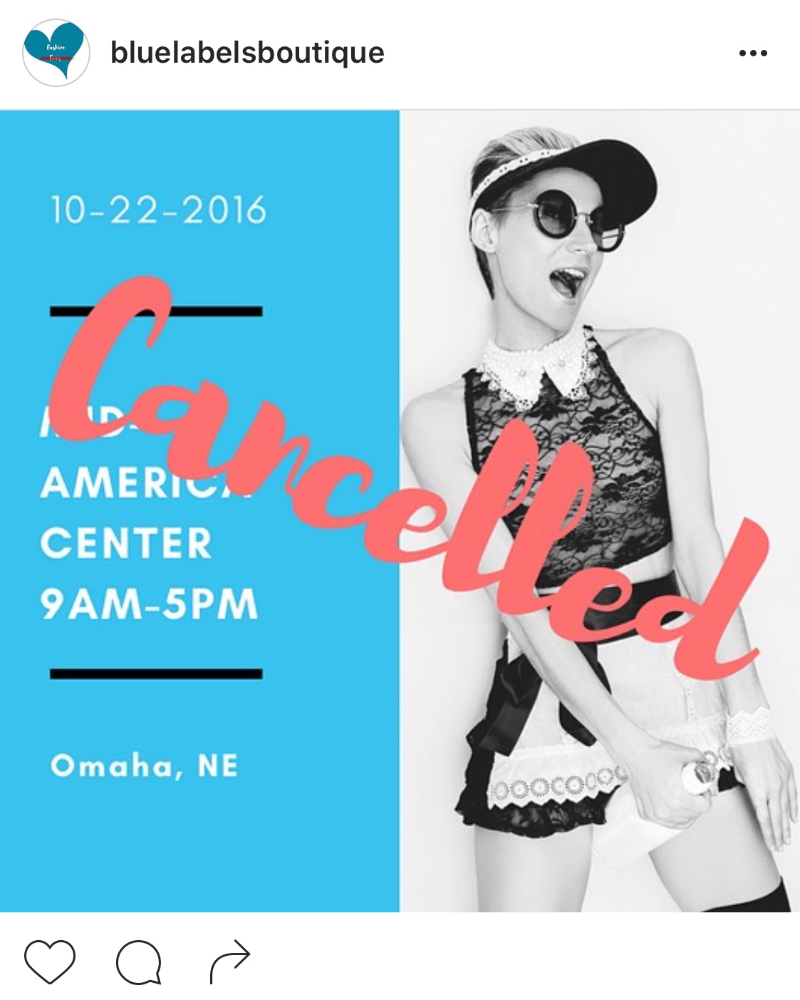 picture of show flyer in omaha, ne