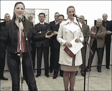 girl falling in high heels