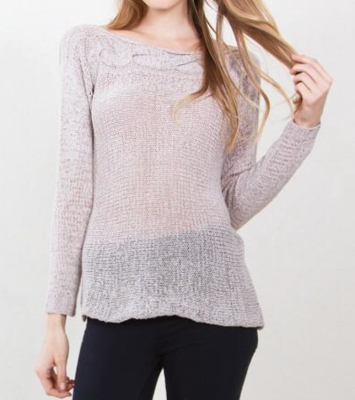 beige womens sweater blue labels boutique