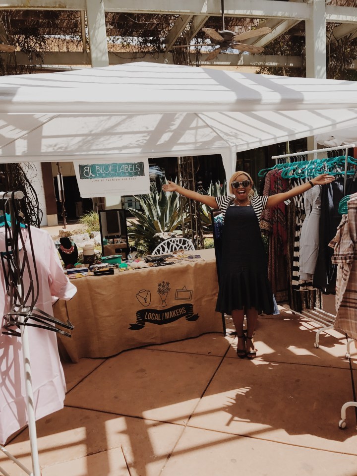 blb owner at pop up shop