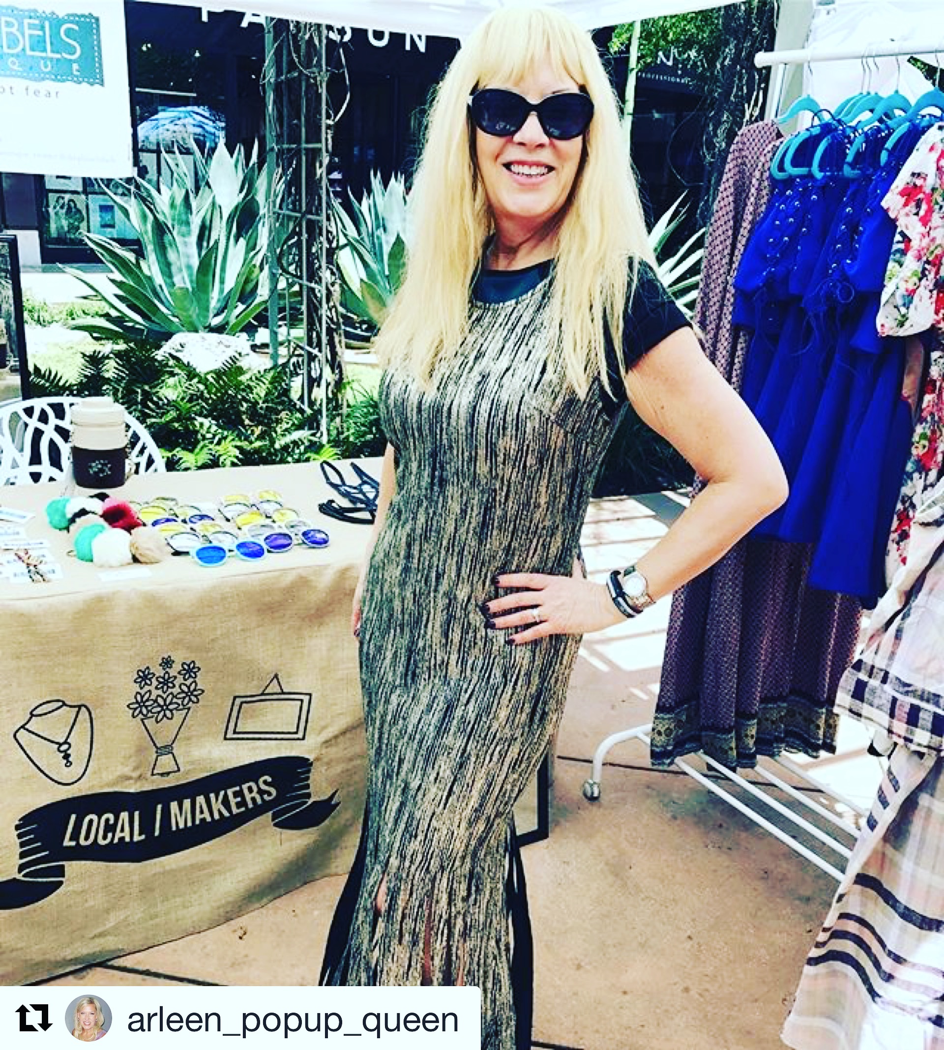 pic of glam fringe dress blue labels boutique