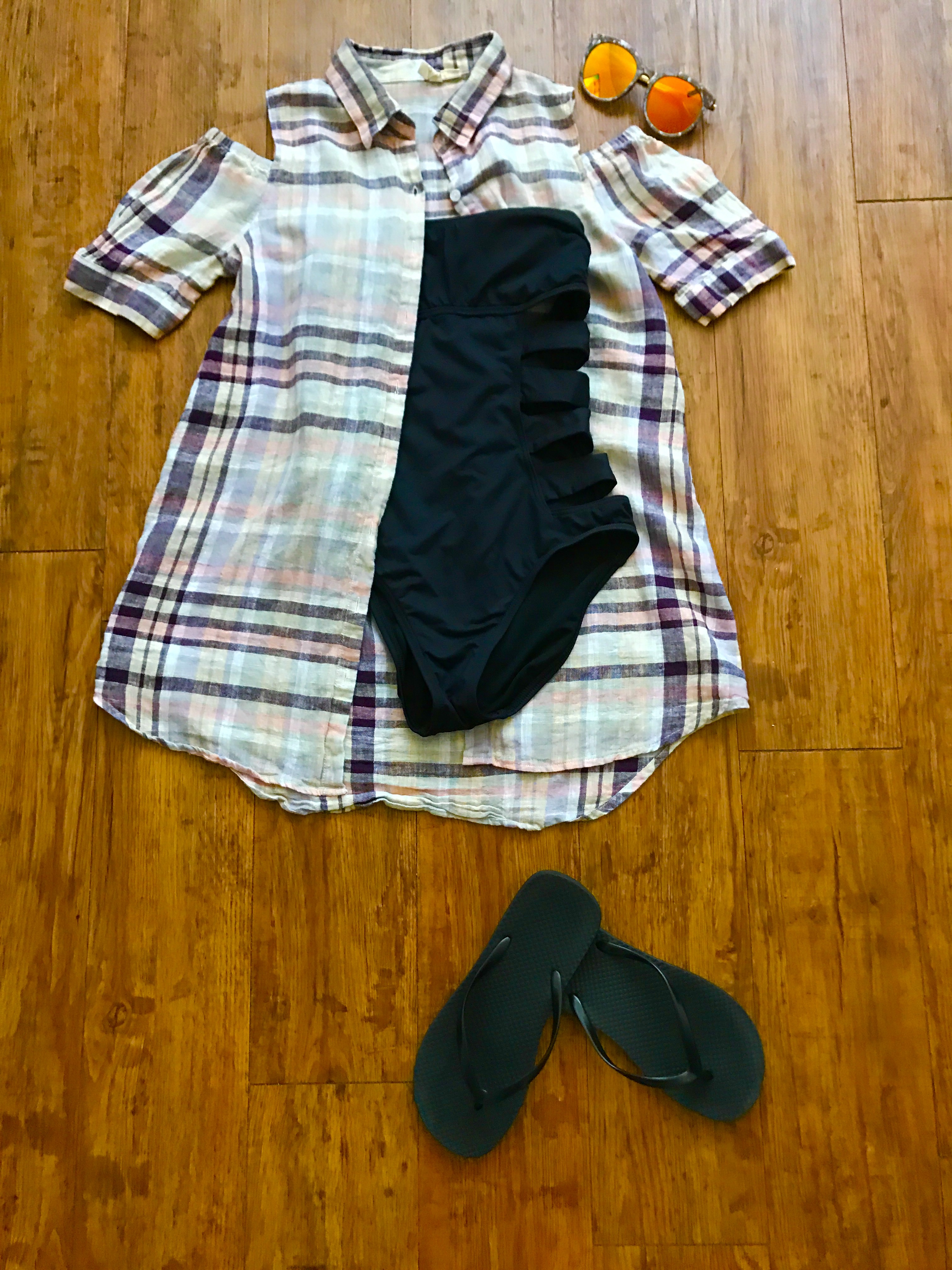 plaidofftheshouldershirtdressbluelabelsboutique3