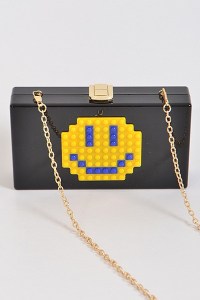 legoclutchbagwithsmileyfacebluelabelsboutiquewithchain