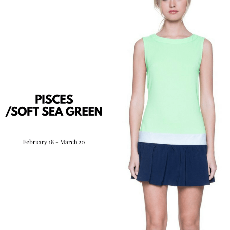 green, blue, white cellblock dress