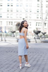 baby blue spaghetti strap dress blue labels boutique