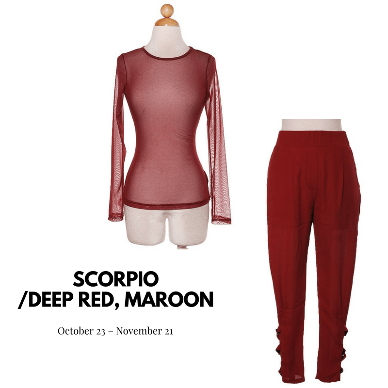 burgundy pants, sheer top blue labels boutique