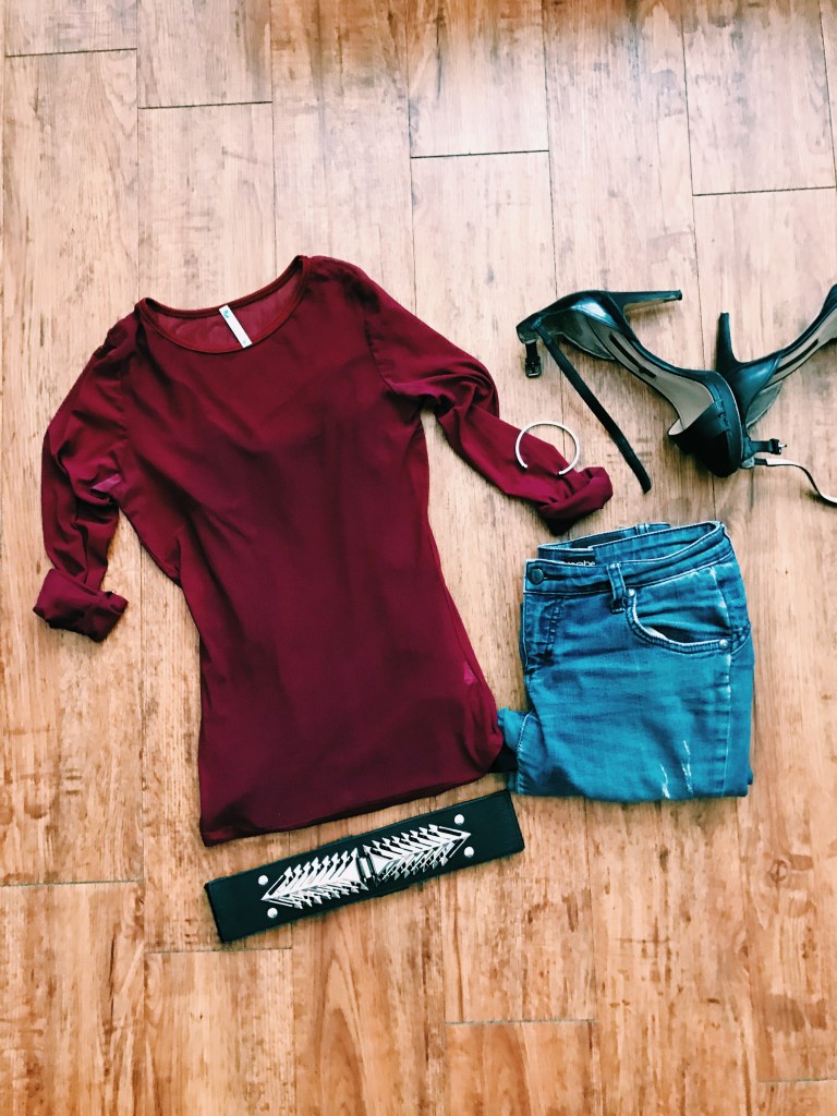 womens sheer top denim blue labels boutique