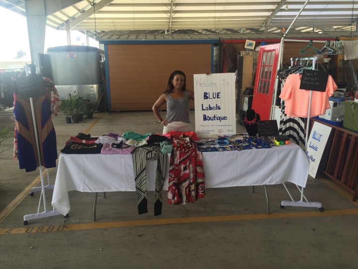 blue labels boutique first pop up shop