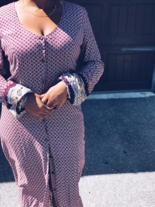 Burgundy Printed Boho Dress Blue Labels Boutique