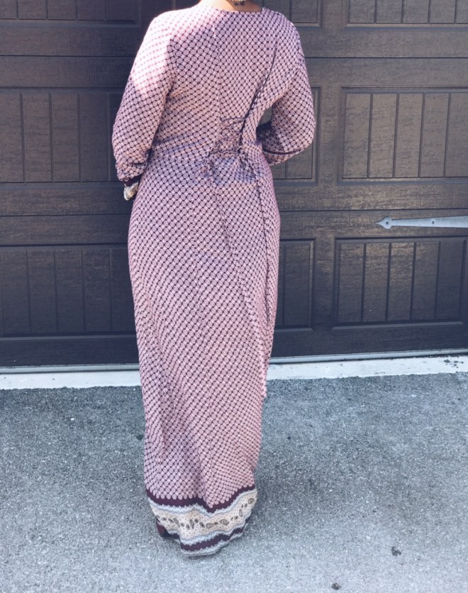 Burgundy Printed Boho Dress Blue Labels Boutique