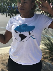 fearless ladies taking over the world t-shirt blue labels boutique