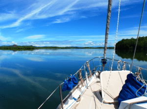 Jackie Parry sailing