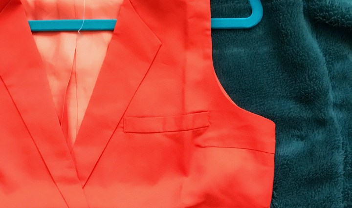 orange vest dress top dress boutique