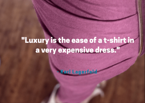 Karl Lagerfeld dress quote