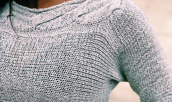 top of womens beige sweater