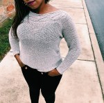 womens beige sweater blue labels boutique