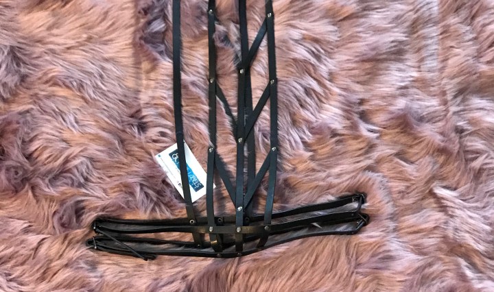 leather womens body harness