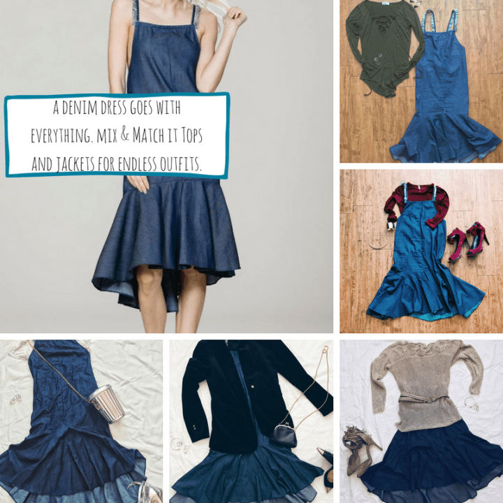 womens denim dresses