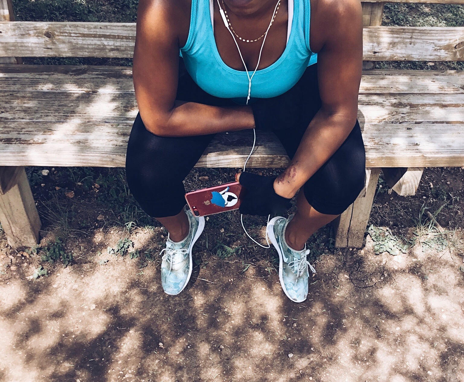 working out