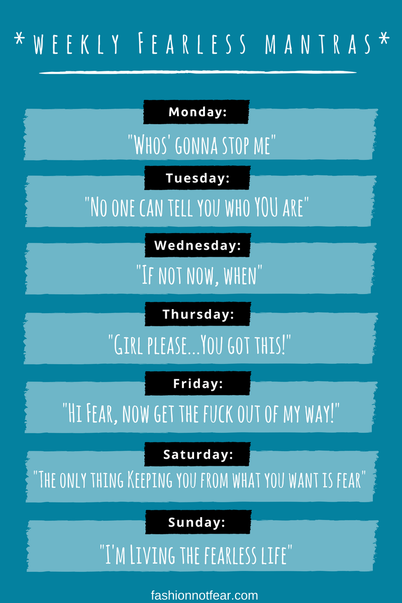 *weeklyfearlessmantras*