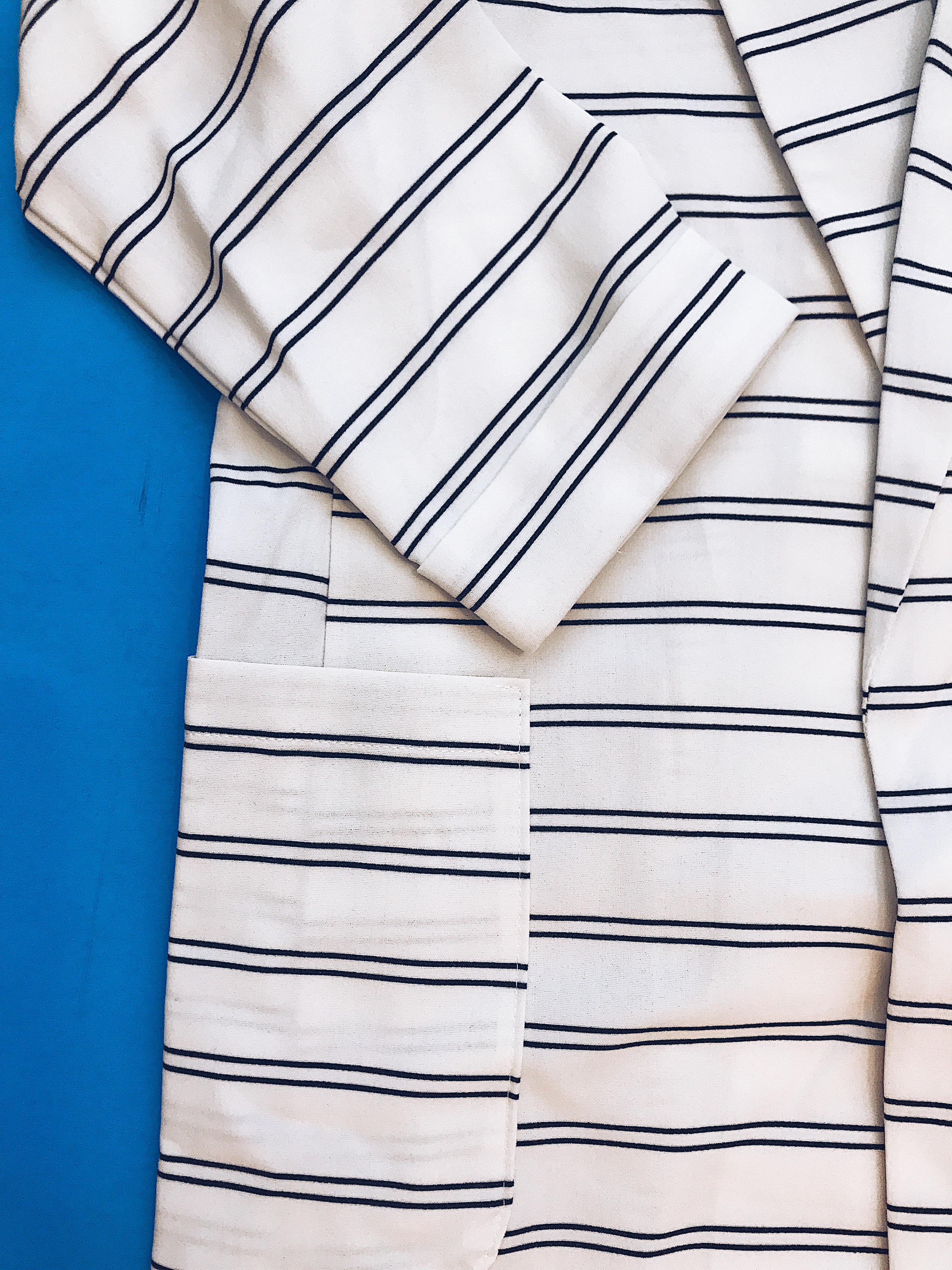 women ivory black stripe skort set blue labels boutique