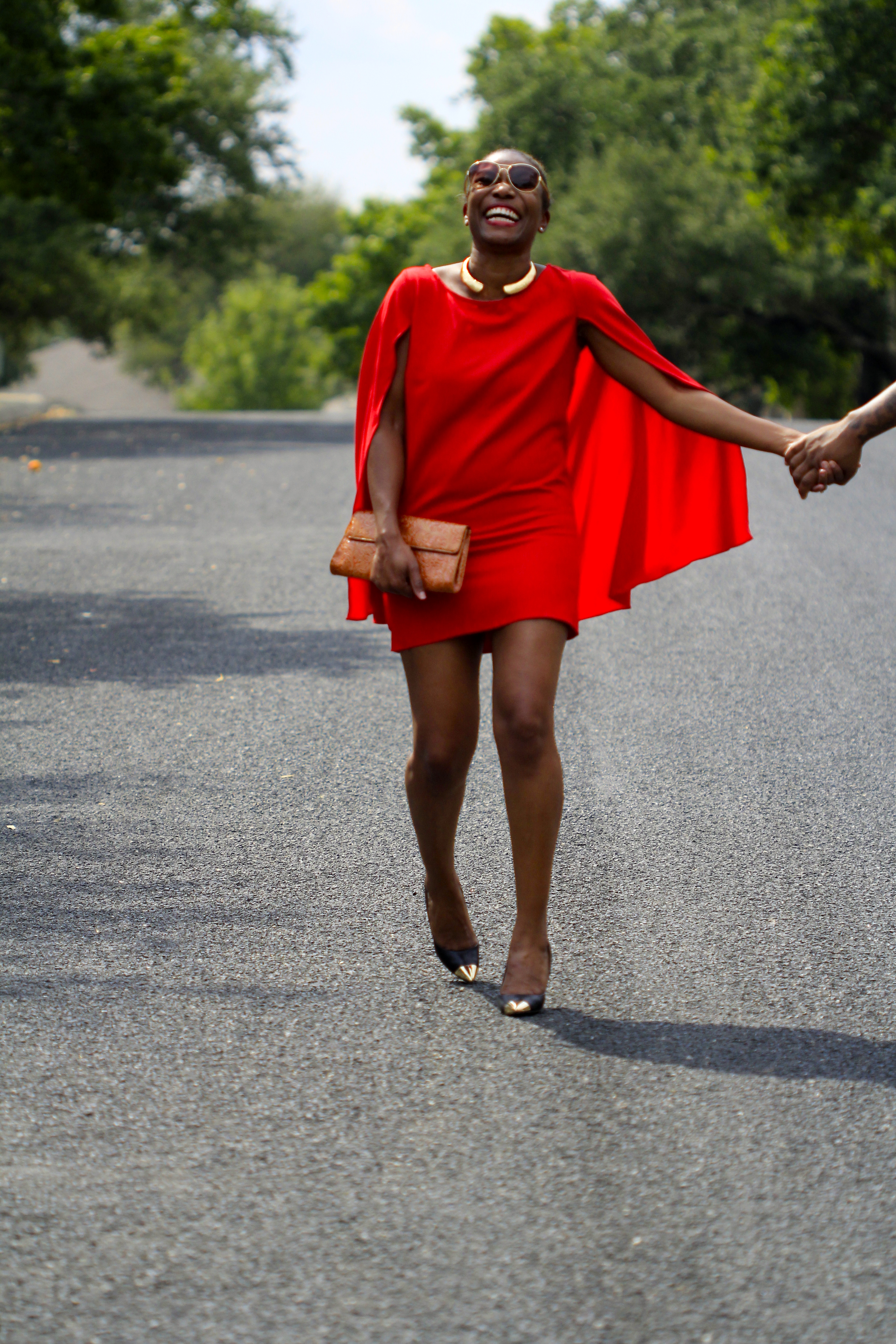 red-cape-dress