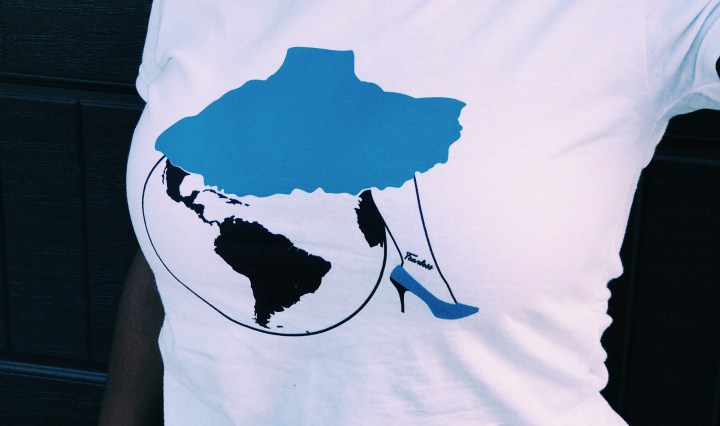 white tee shirt fearless taking over the world