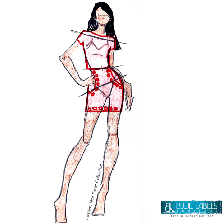 Red Two Piece Skirt Set Fashion Not Fear