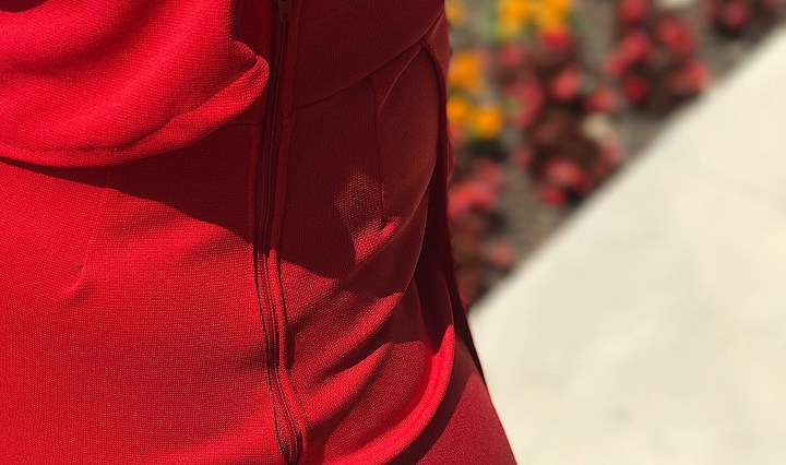 Red tank and skirt set