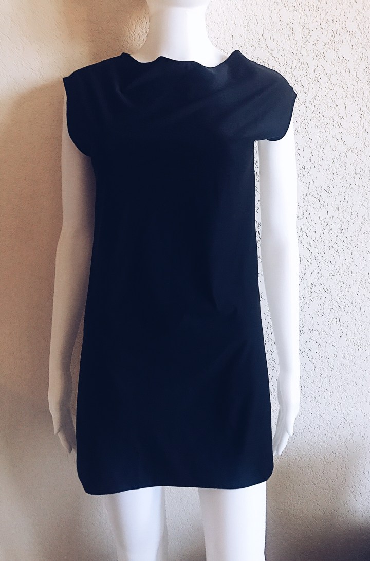 black t-shirt dress