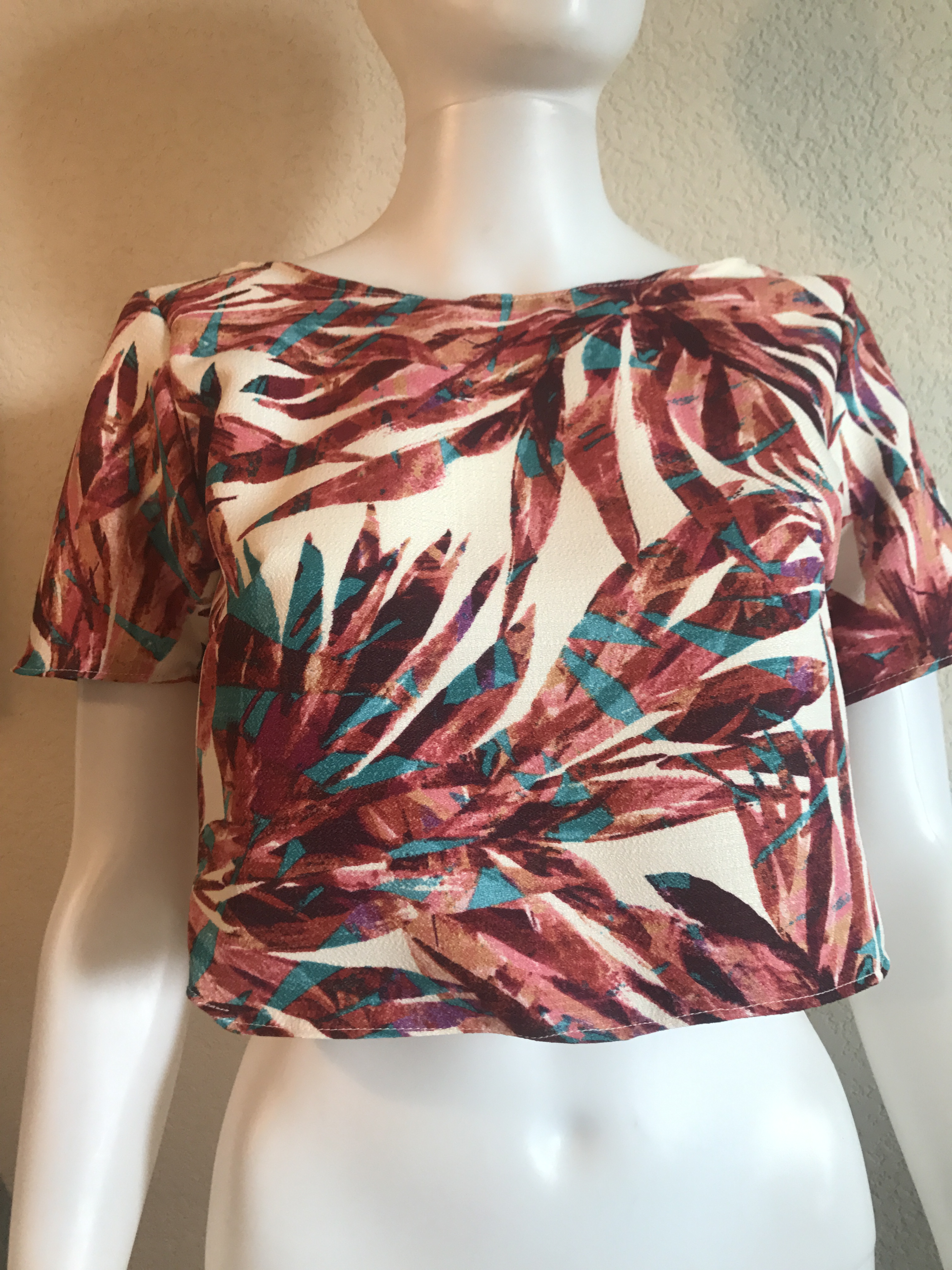 shortsleevefloralabstract