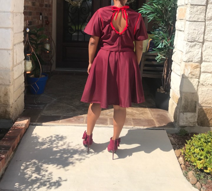burgundyandredskirtsetfullback