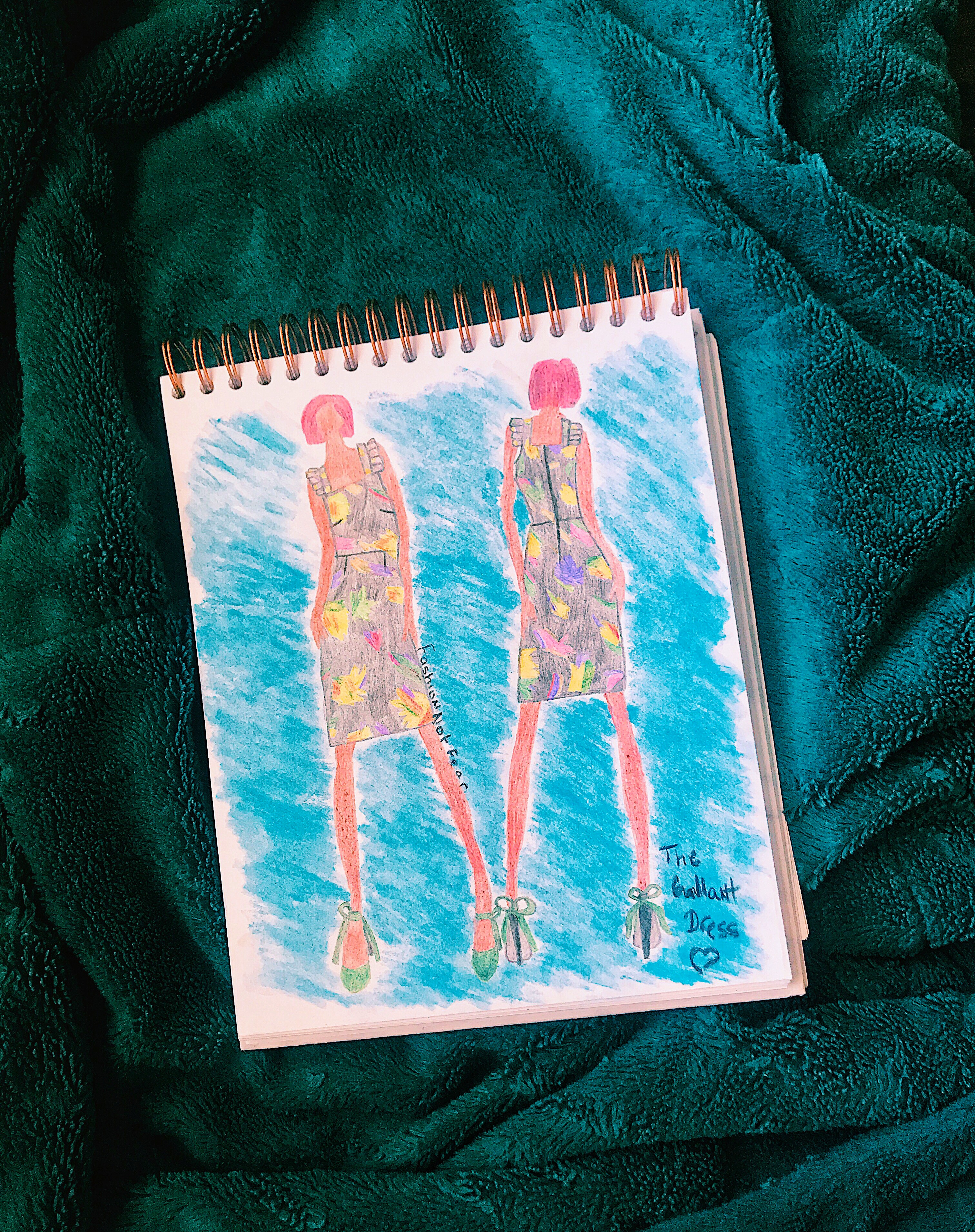 dress fashion sketch 