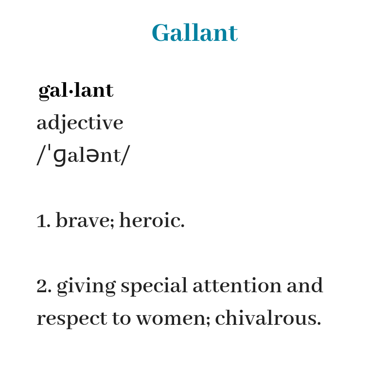 gallant definition