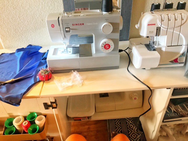 sewing machine workstation