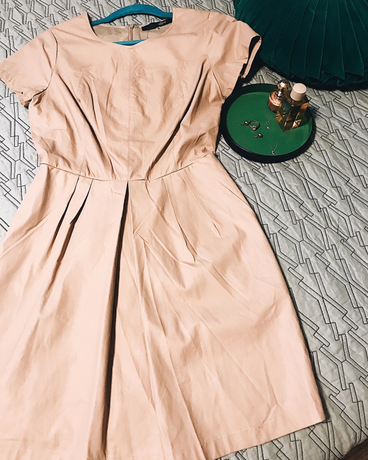 leather dress with pockets