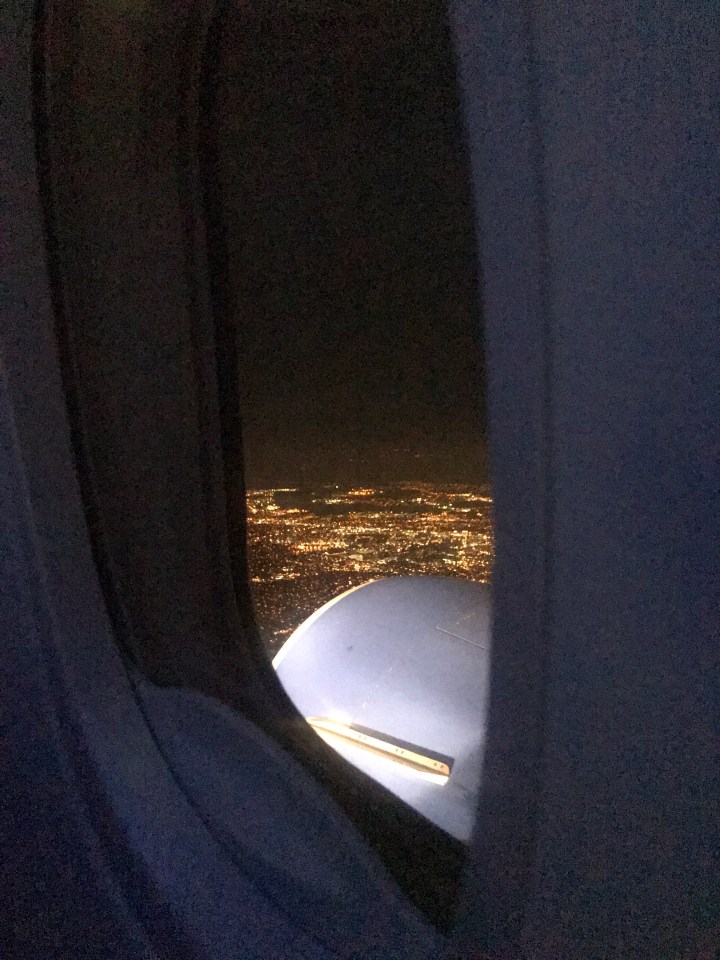 Flying over San Antonio