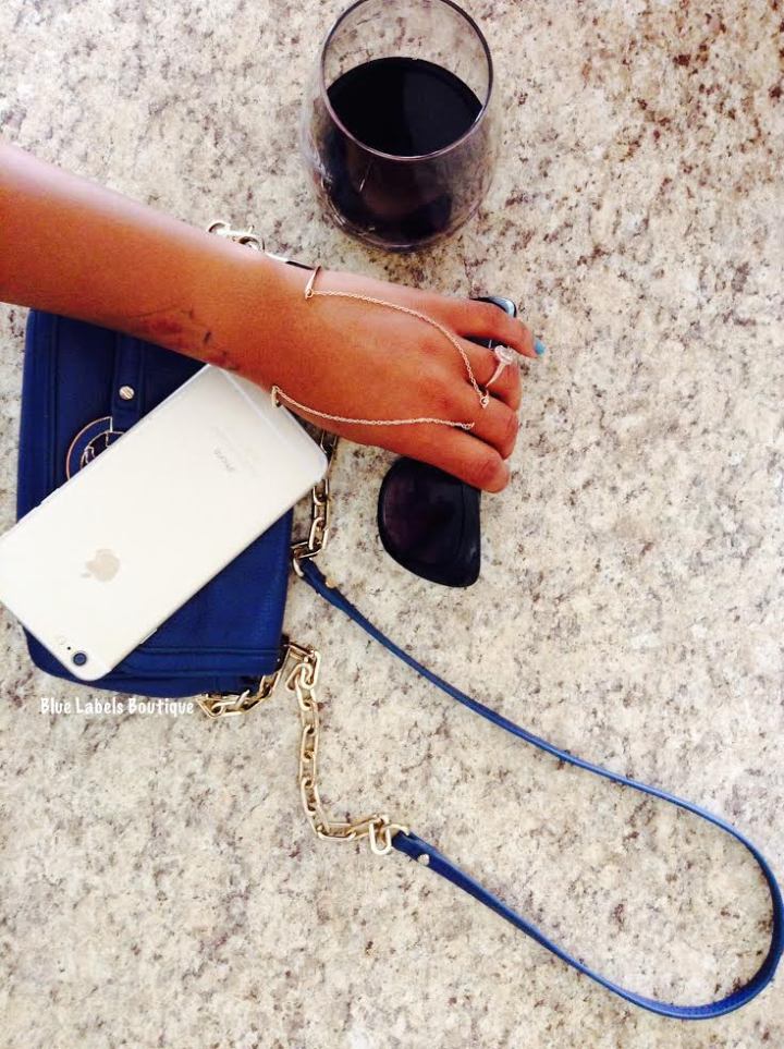 reaching for cell phone