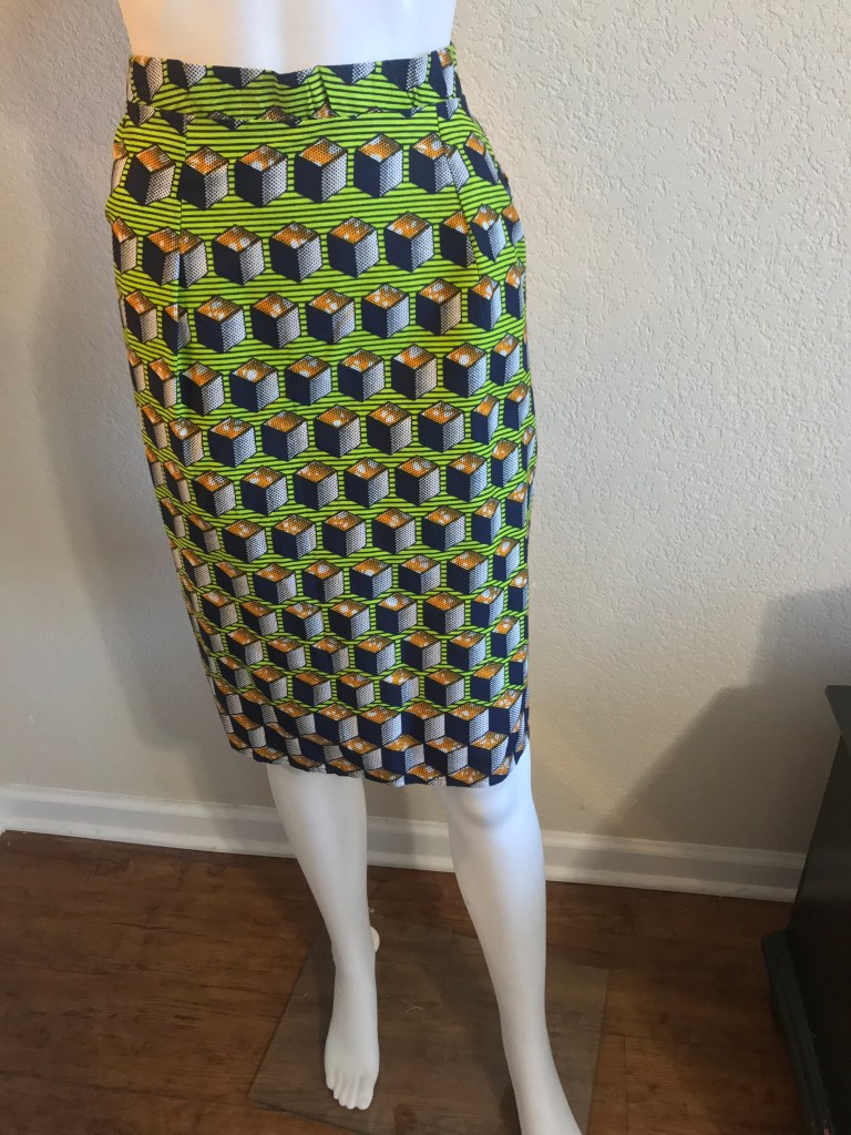 African printed womens skirt