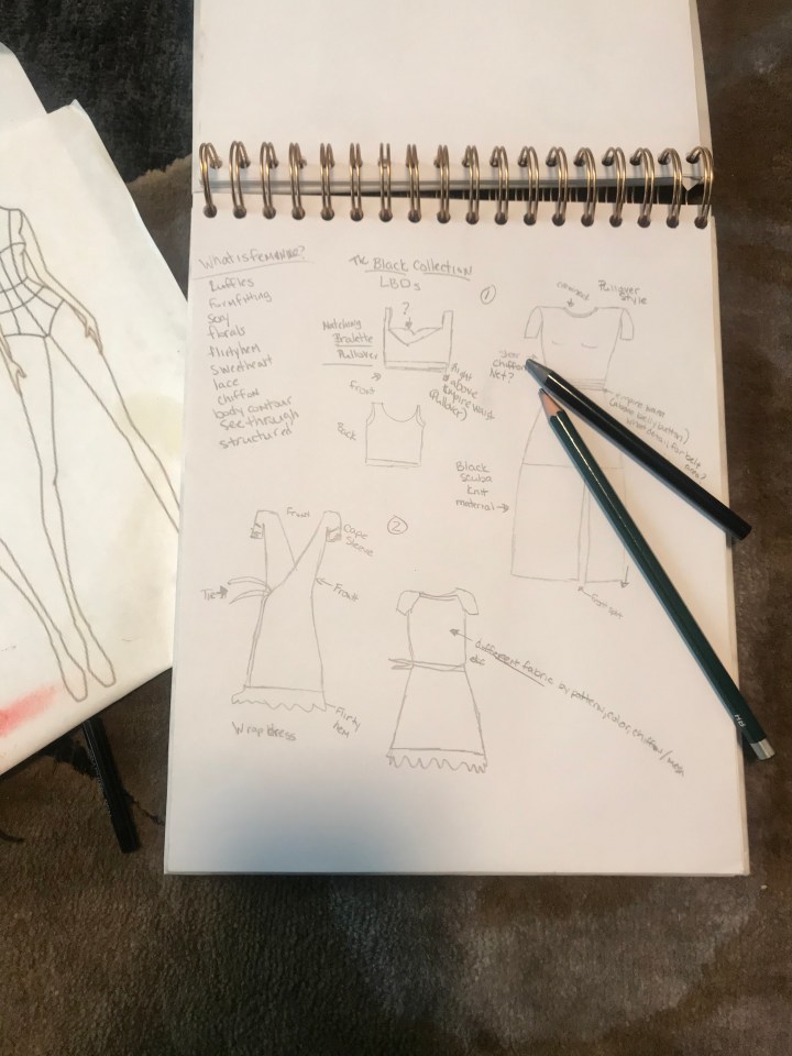 Fashion not fear sketch