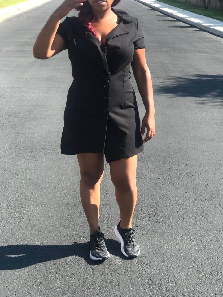 Handmade blazer dress