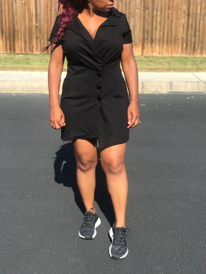 Handmade blazer dress