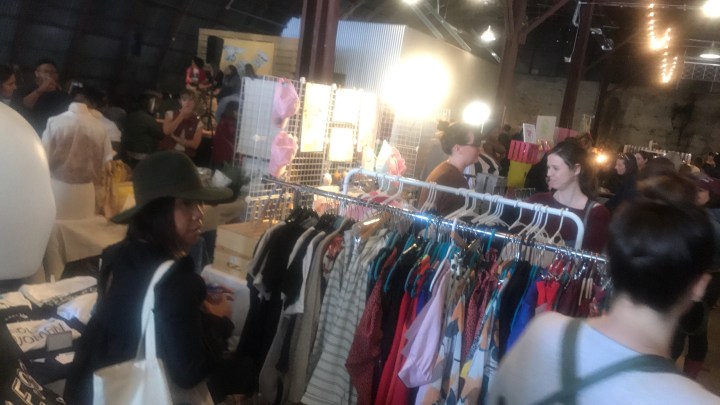 Shopping at pop up shops