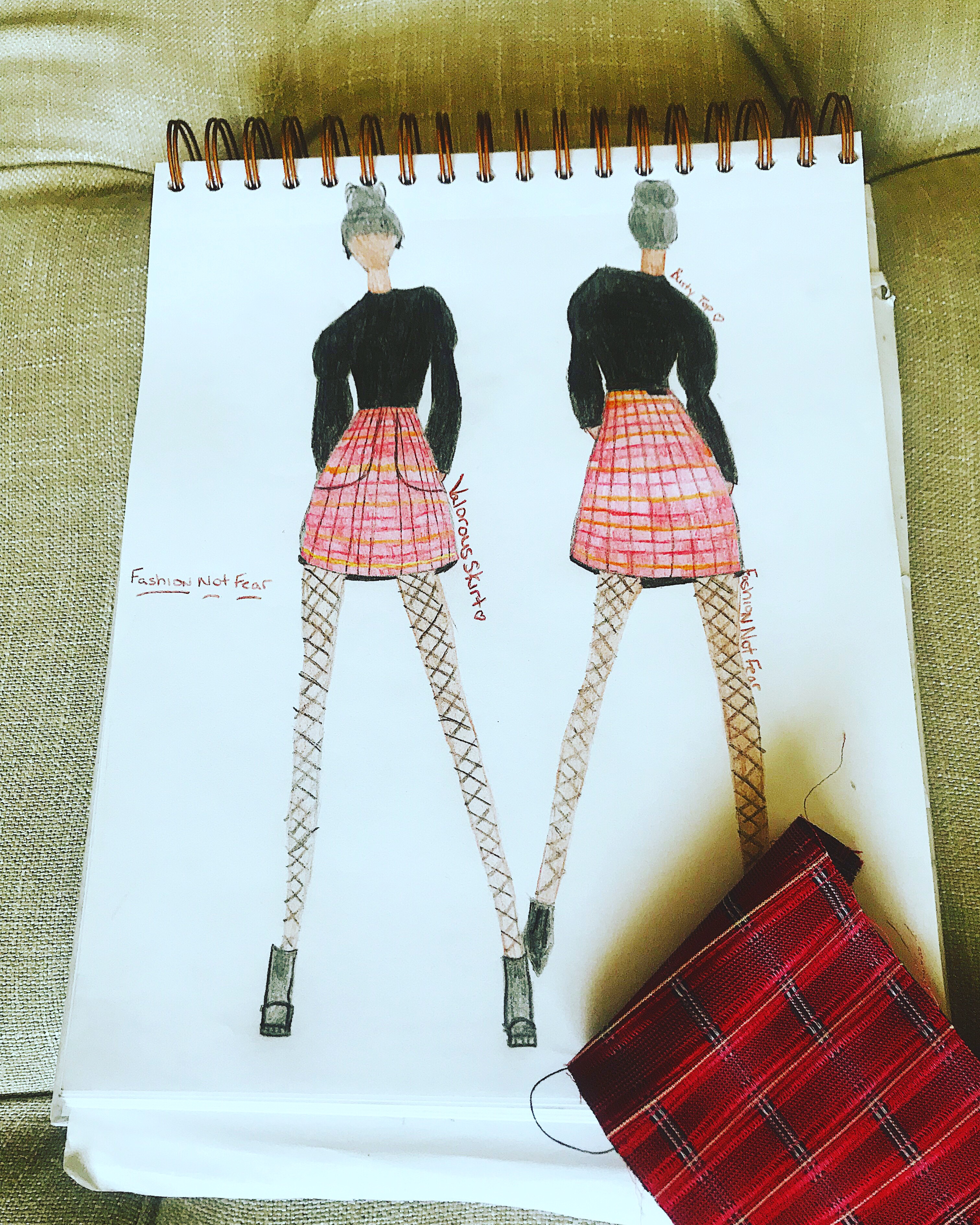 When A Sketch Comes To Life: Meet The Valorous Skirt
