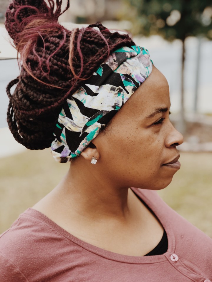 Floral printed headband 