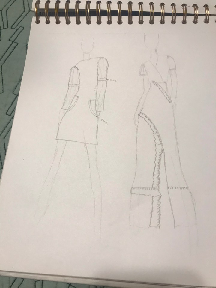 Dress fashion illustration 